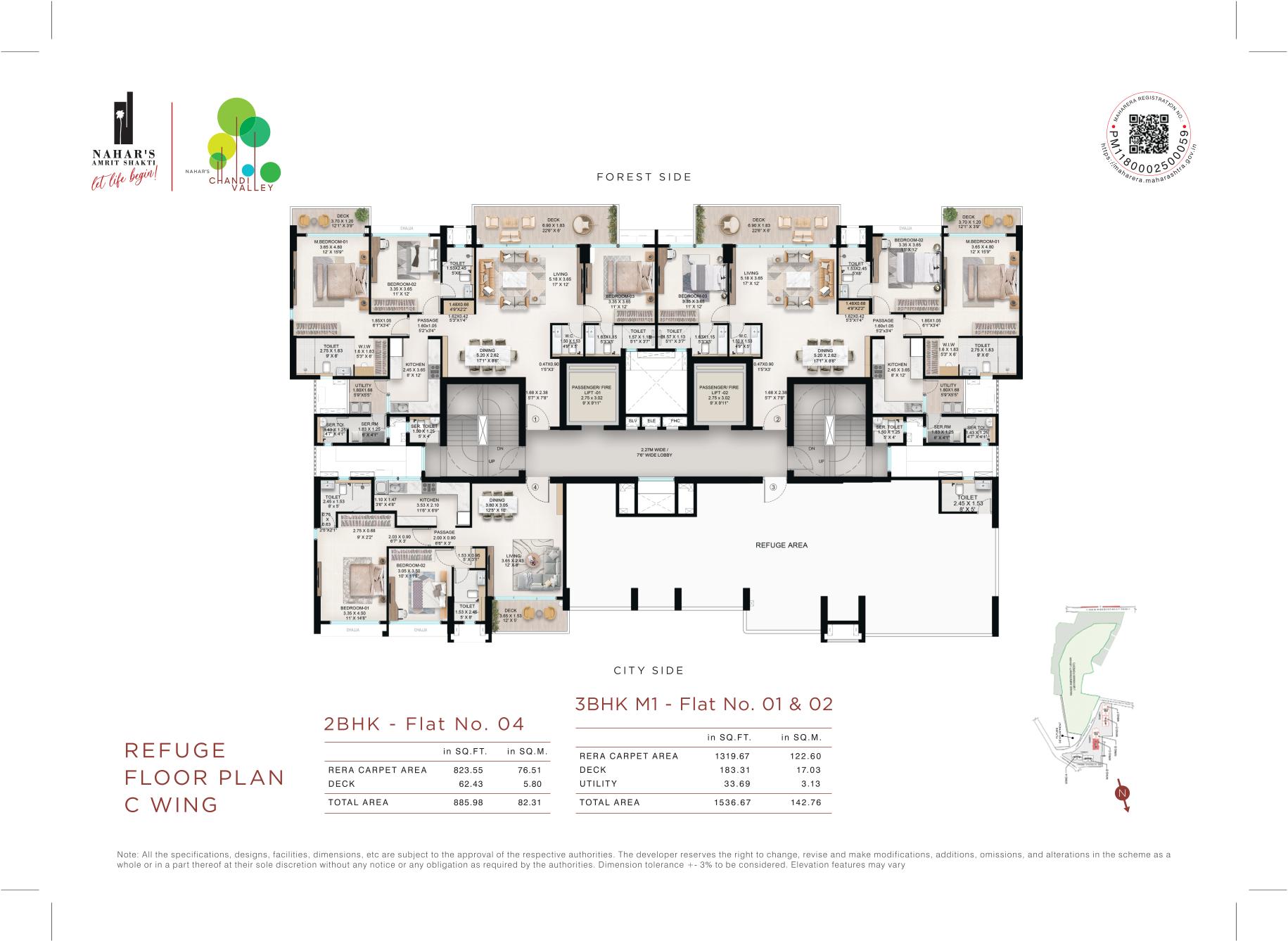 CD Wing Refuge Floor Plan